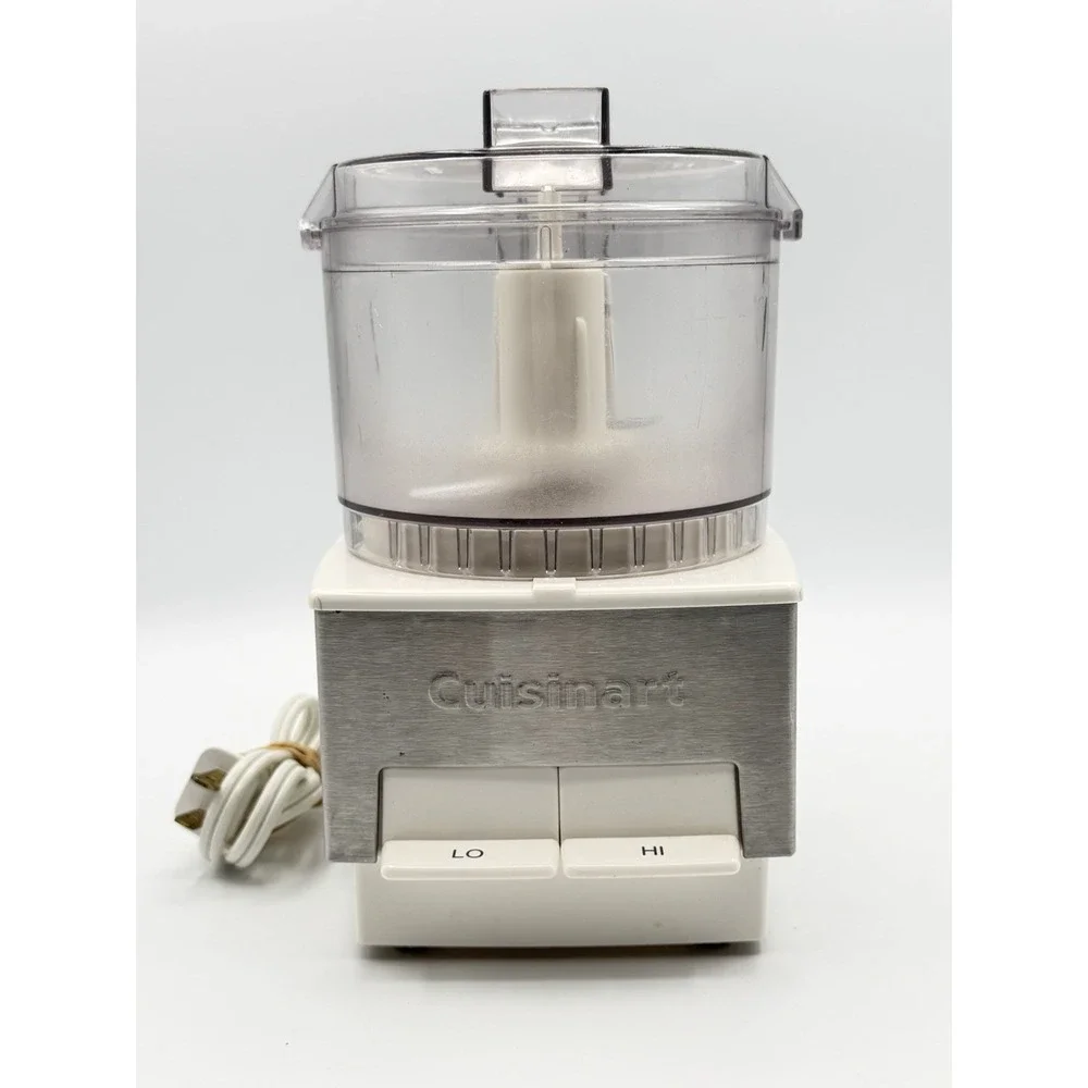 Cuisinart Mini-Prep 2.6-Cup Food Processor White / Stainless DLC-1SSW TX Type21